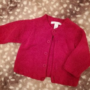 Pottery Barn Kids Soft Sweater Cardigan, Super Plush, Button up,  3-6 month